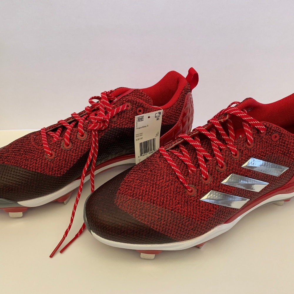 Adidas Poweralley 5 Metal Baseball Cleats New